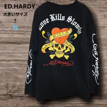 에드 하디 LOVE KILLS SLOWLY 롱티 빅 사이즈 3L