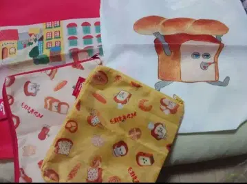 빵도둑 가챠 토트백 그림책형 파우치 세트