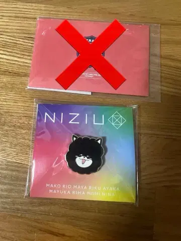 NiziU 학생증&조명 사진 핀 배지 MAYA