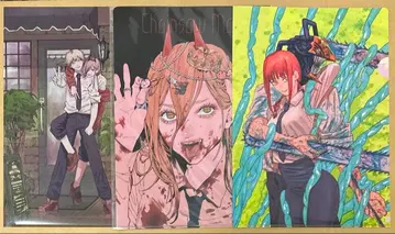 체인소 맨 체인소 맨 전시회 타워 레코드 클리어 파일 파워 마키마