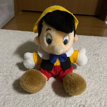 디즈니랜드 피노키오 봉제 인형 약 22cm 레어 레트로 골동품