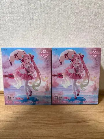 벚꽃 미쿠 AMP +피규어~벚꽃 드레스 Ver.~ 2체 세트