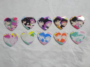 정반대인 너와 나 애니메이트 카페 트레이딩 하트 캔뱃지 전 10종 컴프