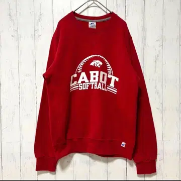 러셀 애슬레틱 RUSSELL ATHLETIC 맨투맨 빨간색 S