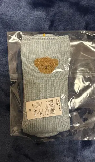 miffy x PARCO 타비오 양말 보리스 곰돌이 블루