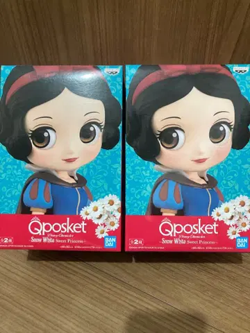 디즈니 백설공주 피규어 2개 세트 내용물만