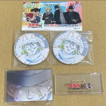 명탐정 코난 코난전 애니메이션 렌티큘러 아크릴 스탠드 진 원화 캔뱃지