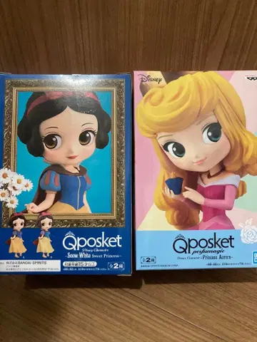 디즈니 백설공주 오로라 공주 피규어 내용물만