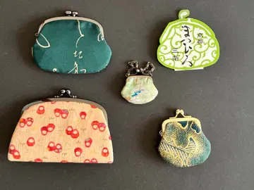 미사용품 교토 마츠히로 상점 가마구치 지갑 동전 코인 케이스 소품함