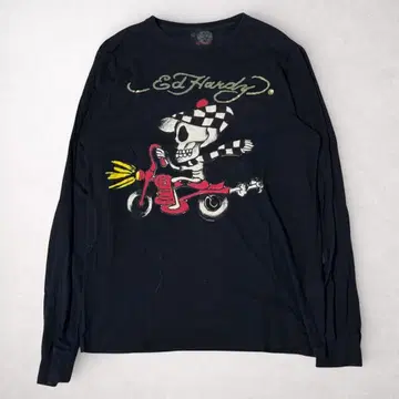 Y2K Ed Hardy Skull Chopper LS XL