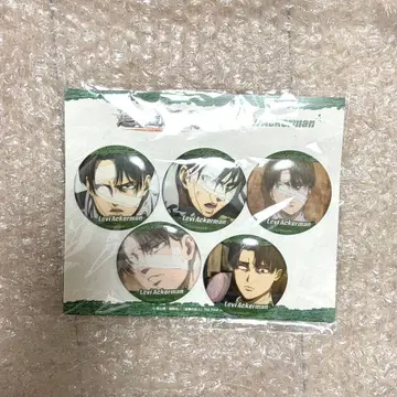 진격의 거인 10 YEARS JOURNEY 리바이 캔뱃지 세트 장면 사진