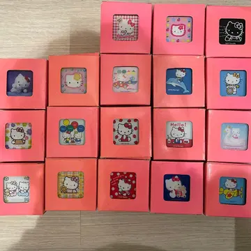 산리오 헬로키티 스태킹 체스트 18개 미사용품