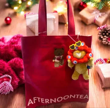 애프터눈 티 키트컷 백 & 미야쿠미야쿠 키체인 포함 새상품