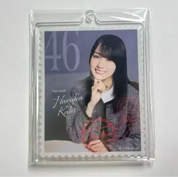 A상 카키 하루카 우표풍 아크릴 키링 모바일 mobile 노기자카46