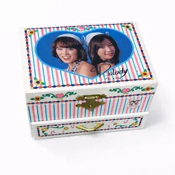 핑크 레이디 오르골 포함 쥬얼리 박스 보석함