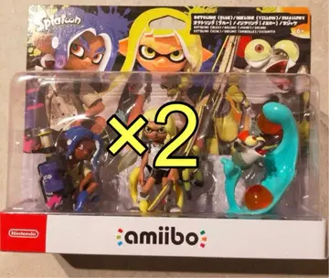 amiibo 스프라툰 옥토링 잉크링 코자케 트리플 2점