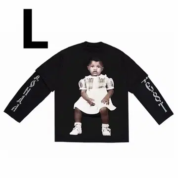 Kanye West DONDA 2 롱티 블랙 L 사이즈 Ye 돈다