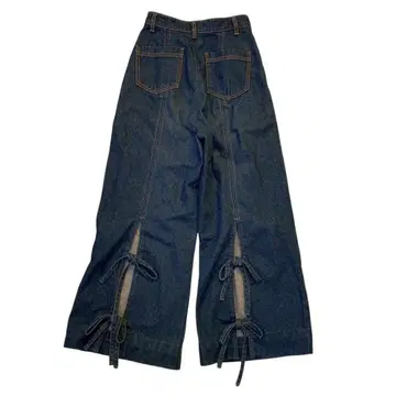 titty&Co. 백리본 디자인 데님 와이드 팬츠