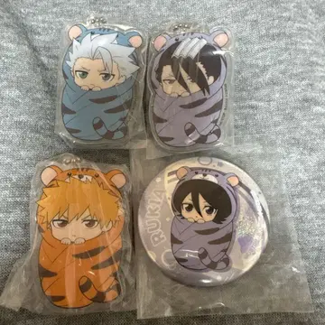 BLEACH 오쿠루미 아소토 B.C상 아크릴 참 캔뱃지 세트