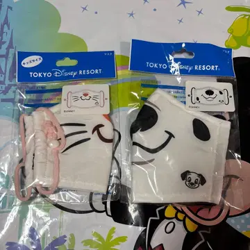 새상품 디즈니 마스크 마리 101마리 강아지 리조트 개 고양이 키즈