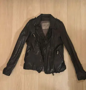 조르지오 브라토 천연 가죽 자켓 38 이태리제