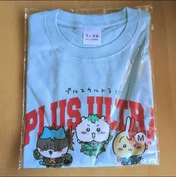 히로아카 x 치이카와 SP 콜라보 T셔츠 M 사이즈 스카이블루