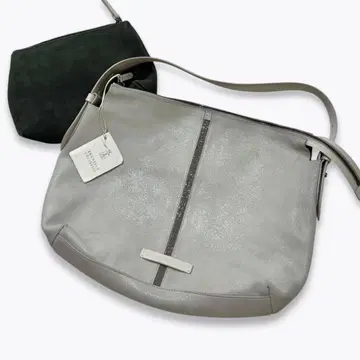 [ 최고급 ] 브루넬로쿠치넬리 모닐레 장식 가죽 백 파우치 포함