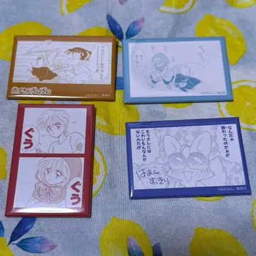 빨간 망토 차차 스퀘어 캔뱃지 세트