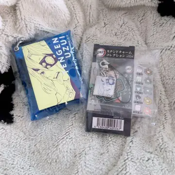 귀멸의 칼날 우즈이 텐겐 스테인드 참 컬렉션 미니 파우치