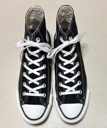 컨버스 일본제 올스타 J 블랙 HI 24.5cm