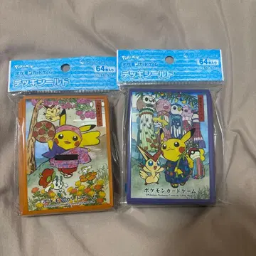 포켓몬 카드 칠석 축제 놀이 꽃 모자 축제 놀이 카드 슬리브 피카츄