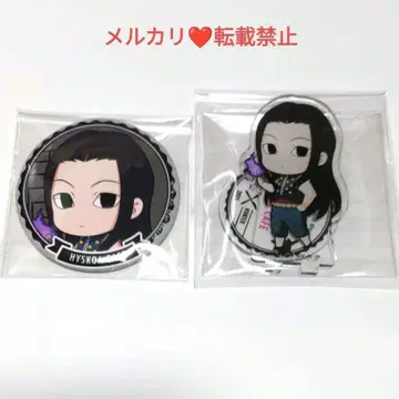 HUNTER x HUNTER 이르미 카페 아크릴 스탠드 캔뱃지 2