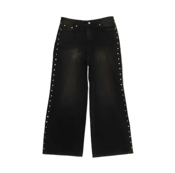 afb 슈퍼 배기 데님 스터드