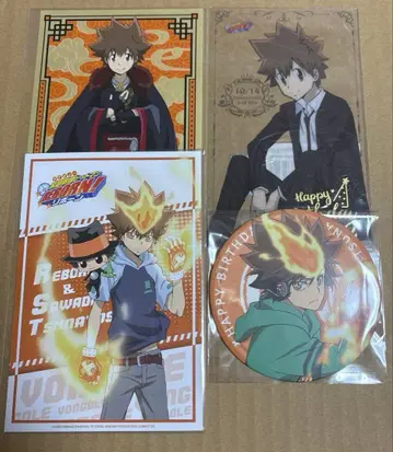 가정교사 히트맨 REBORN! 리본! 사와다 츠나요시 엽서 코스터