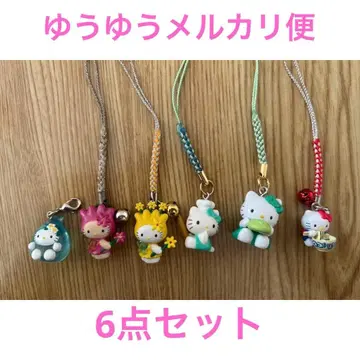 지역 한정 키티 끈 스트랩 참 6개 세트