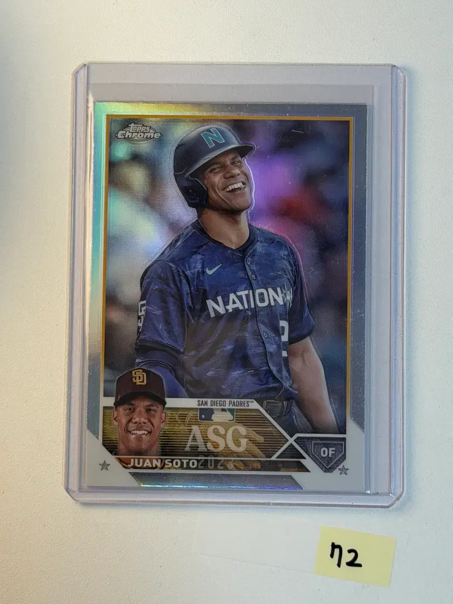 후안 소토 Topps MLB 야구카드