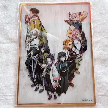 귀멸의 칼날 귀멸 극장 키 비주얼 아크릴 색지 주합회의 나비저택 편