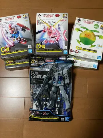 제일복권 기동전사 건담 건담 프라모델 40주년 7세트