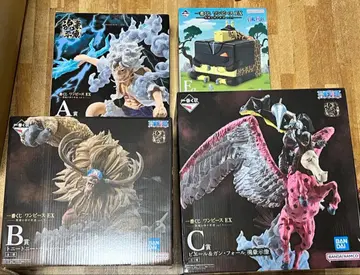 제일복권 원피스 EX 악마를 품은 자들 A상 B상 C상 E상 4종 세트