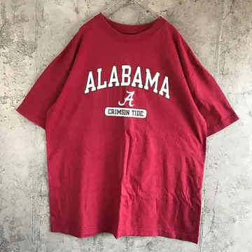 Y3758 구제 의류 T셔츠 크림슨 90s Y2K