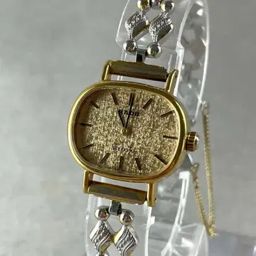 [ 작동 ] RADO 수동 와인딩 실루엣 손목시계 워치 여성용 오벌 금