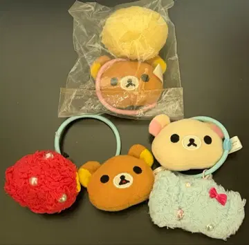 리락쿠마 머리끈 3개 세트