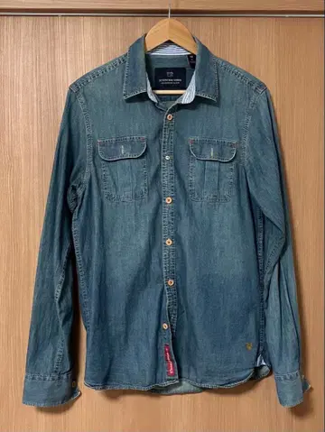 SCOTCH&SODA 데님 셔츠 긴팔 셔츠 스코치 앤 소다