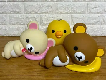 리락쿠마 저금통 소프트 비닐 뱅크 3체 세트 코리락쿠마 키이로이트리