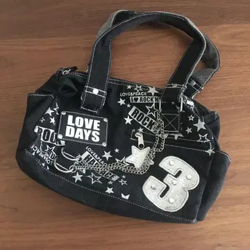 헤이세이 레트로 y2k 블랙 데님 백