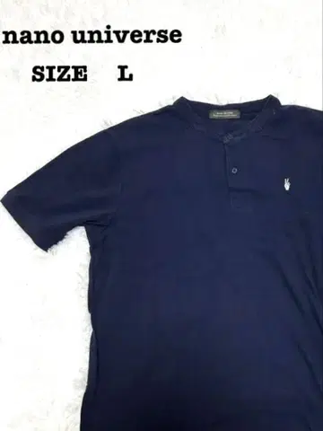 나노 유니버스 헨리넥 T셔츠 L 다크 네이비 [226]