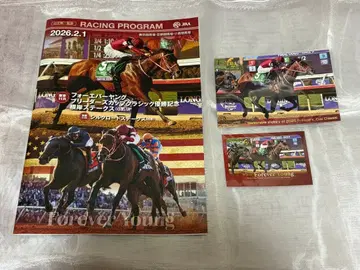 포에버 영 사카이 류세이 레이싱 프로그램 엽서 스티커