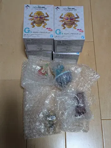 제일복권 죠죠 G상 데스크탑 마스코트 피규어 4종