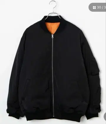 WEGO MA 1 봄버 자켓 블랙