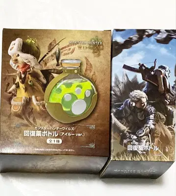캡콤 한정판 몬스터 헌터 와일즈 회복약 보틀 회복약 보틀 아이루